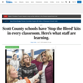 A complete backup of qctimes.com/news/local/education/scott-county-schools-have-stop-the-bleed-kits-in-every/article_67ac92ca-19