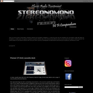 A complete backup of stereonomono.blogspot.com