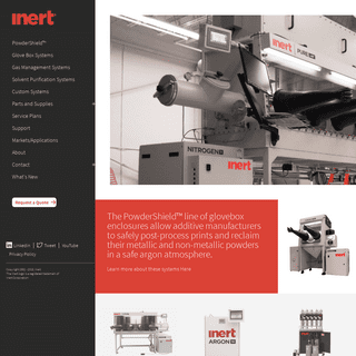 Glove Boxes - Inert Gas Management, Solvent Purification, Glovebox Systems