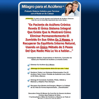 A complete backup of milagroparaelacufeno.com