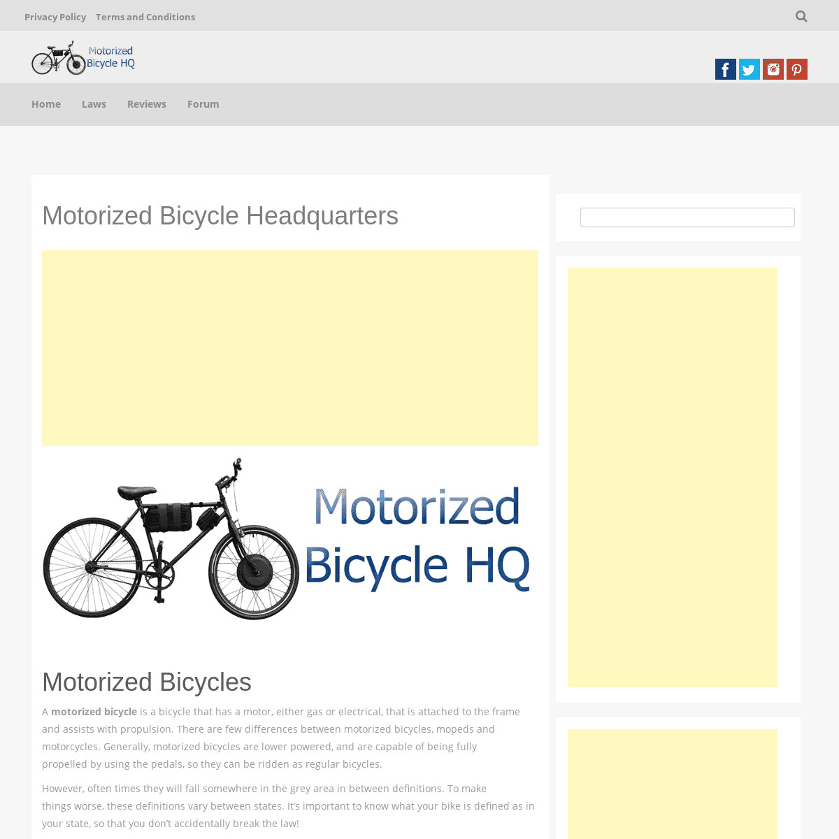 A complete backup of motorizedbicyclehq.com
