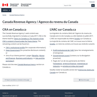 Canada Revenue Agency-Agence du revenu du Canada - Canada.ca