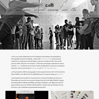 c.off â€“ site for interdisciplinary choreographies