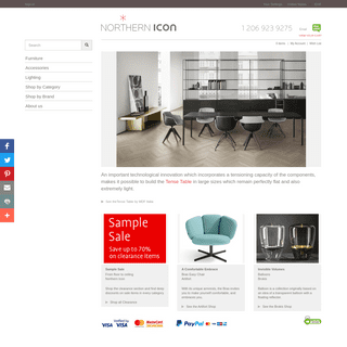 Northern Icon - Modern Design Furniture - Worldwide Shipping!