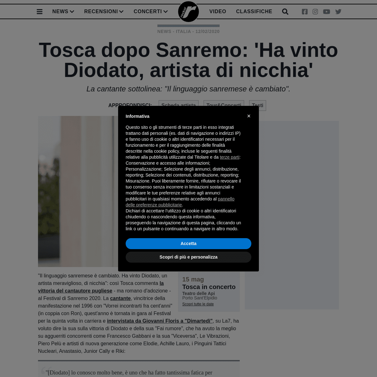 A complete backup of www.rockol.it/news-711389/tosca-sanremo-2020-ha-vinto-diodato-artista-nicchia-intervista