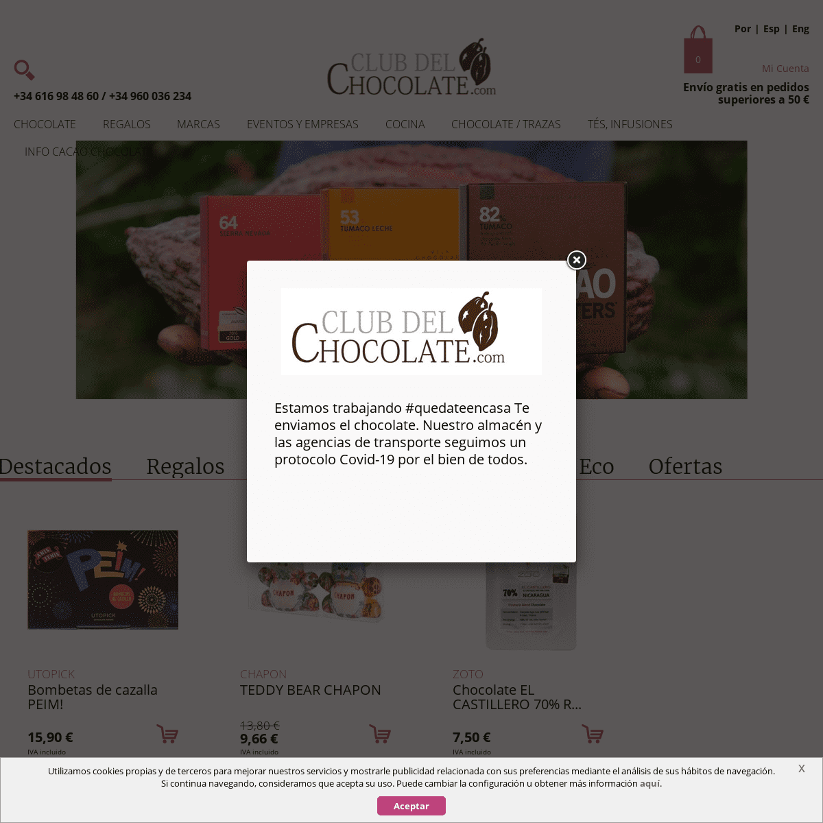A complete backup of clubdelchocolate.com