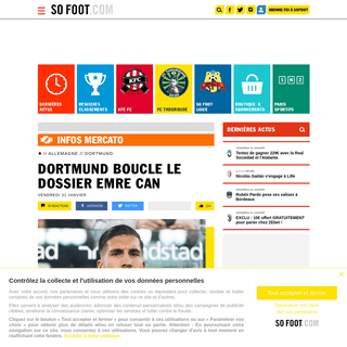A complete backup of www.sofoot.com/dortmund-boucle-le-dossier-emre-can-479470.html