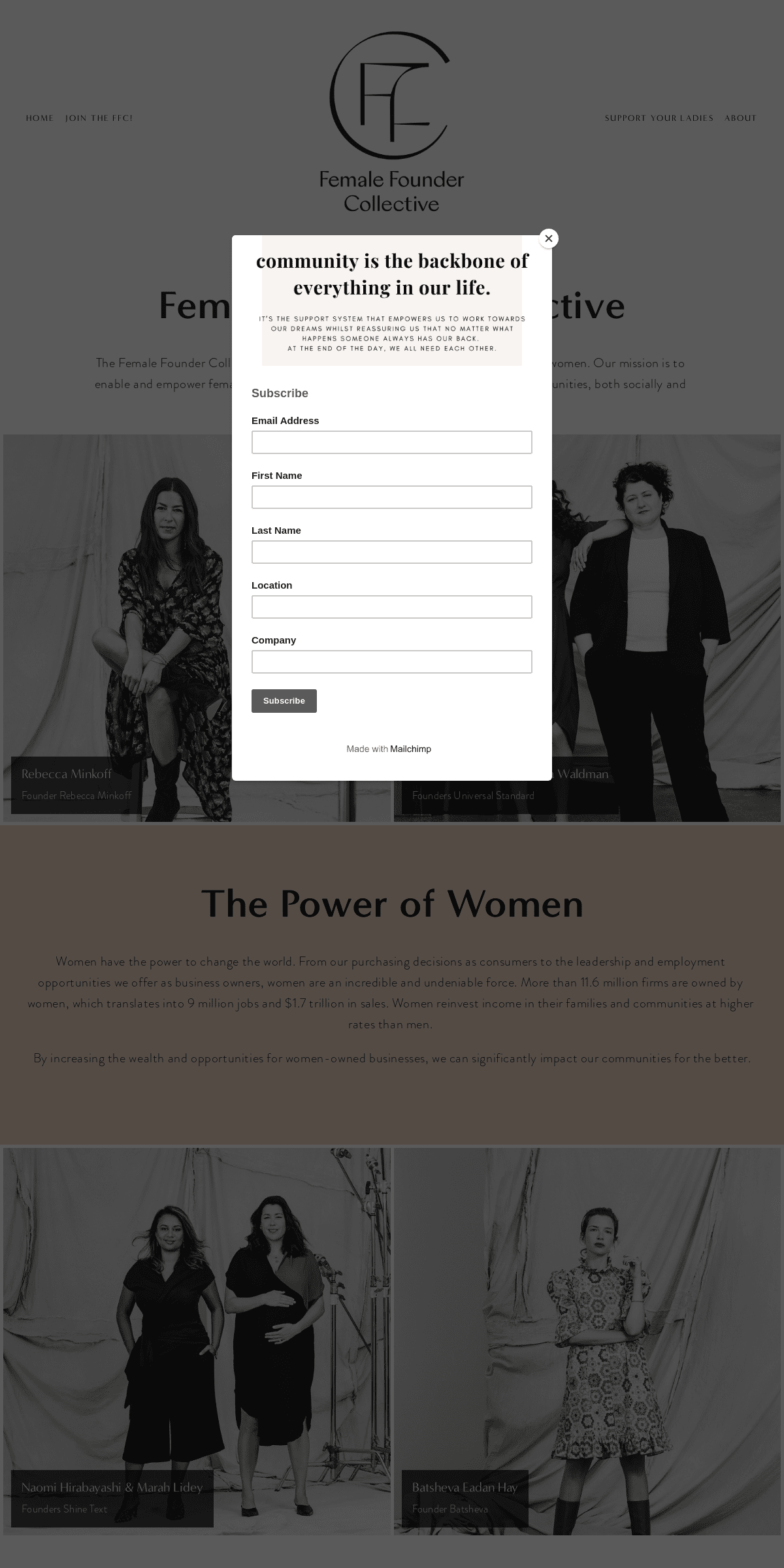 A complete backup of femalefoundercollective.com
