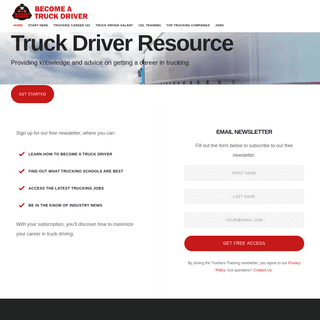 A complete backup of truckerstraining.com