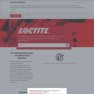 A complete backup of loctite.de