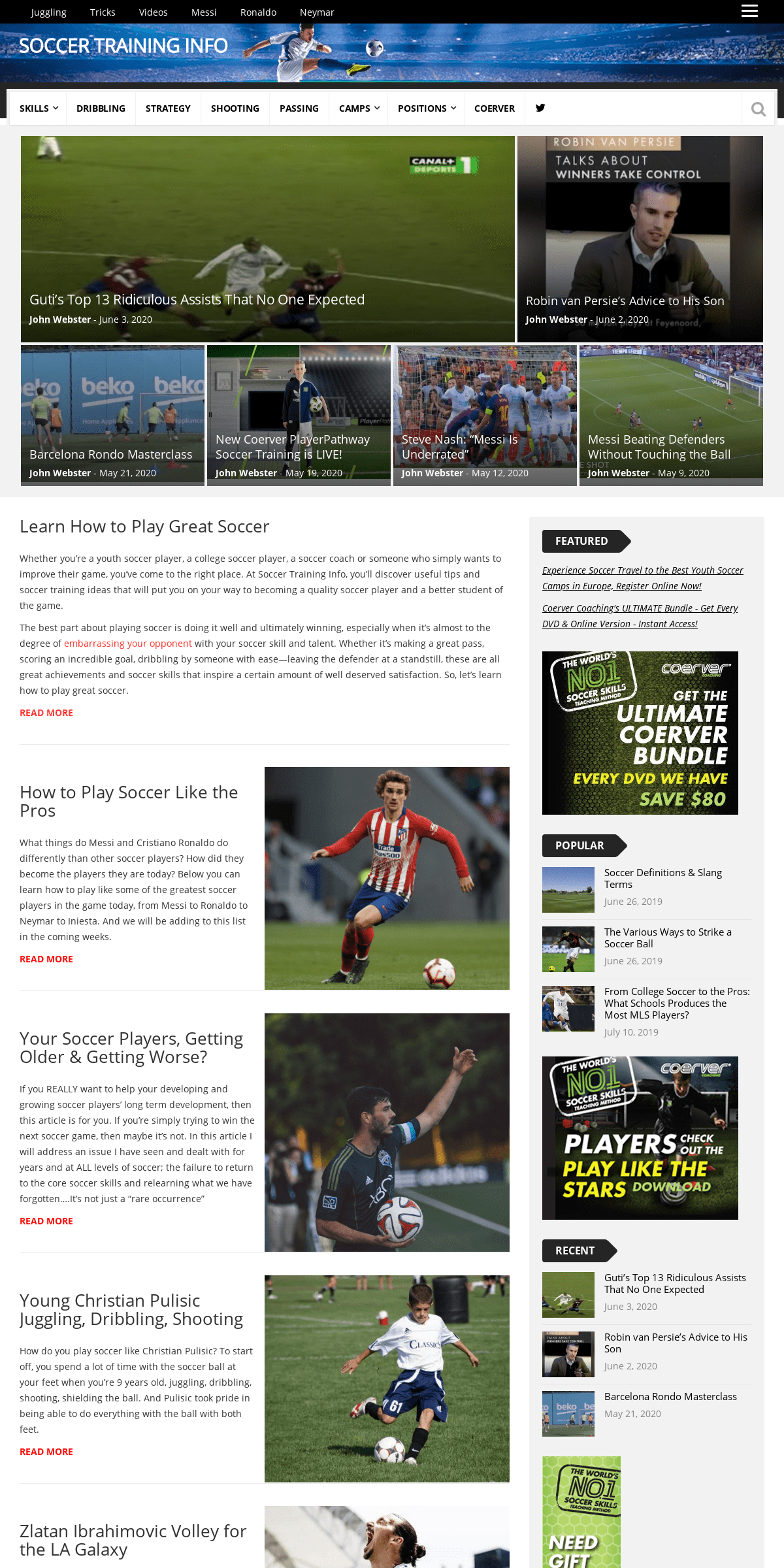 A complete backup of soccer-training-info.com