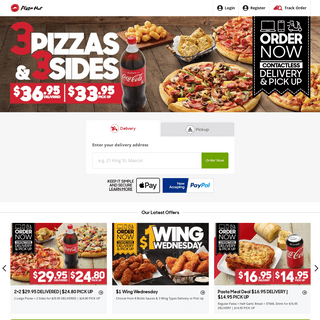 A complete backup of pizzahut.com.au