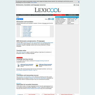 A complete backup of lexicool.com
