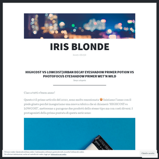 IRIS BLONDE â€“ beauty e lifestyle