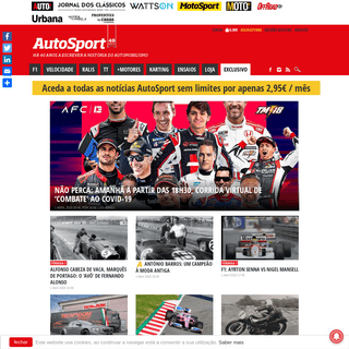 A complete backup of autosport.pt