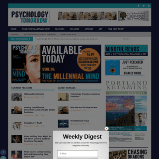 A complete backup of psychologytomorrowmagazine.com