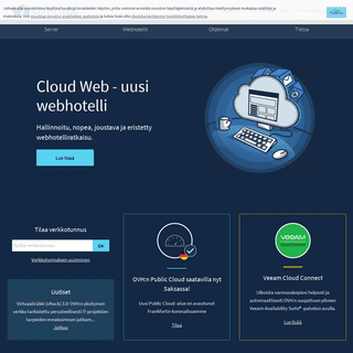 Webhotellit, Cloud ja dedikoidut palvelimet- OVH