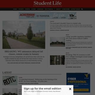 A complete backup of studlife.com