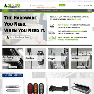 Austin Hardware & Supply - Online Catalog - Order Parts