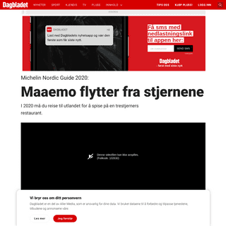A complete backup of www.dagbladet.no/mat/maaemo-mister-stjernene/72133167