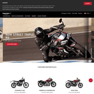 A complete backup of triumphmotorcycles.com