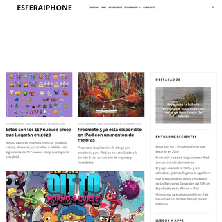 EsferaiPhone - Juegos, apps, noticias, trucos y tutoriales en espaÃ±ol para iPhone y iPad.