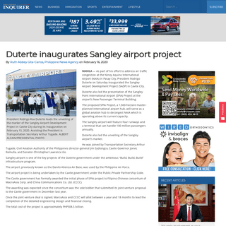 A complete backup of www.canadianinquirer.net/2020/02/16/duterte-inaugurates-sangley-airport-project/