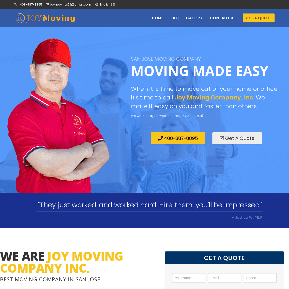 A complete backup of newjoymoving.com