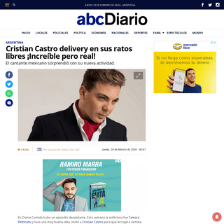 A complete backup of www.abcdiario.com.ar/fama/mexico/2020/2/20/cristian-castro-delivery-en-sus-ratos-libres-increible-pero-real