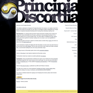 A complete backup of principiadiscordia.com