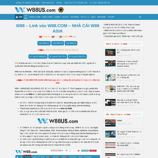 A complete backup of w88us.com