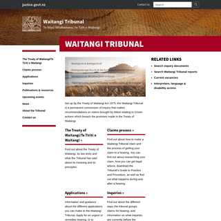 Waitangi Tribunal - Waitangi Tribunal