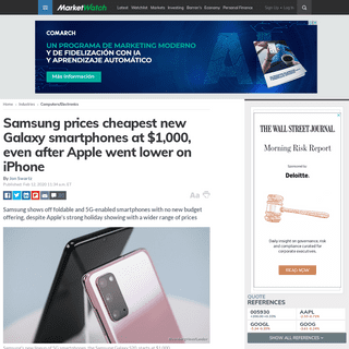 A complete backup of www.marketwatch.com/story/samsung-makes-1000-the-cheapest-price-for-galaxy-smartphones-after-apple-went-low