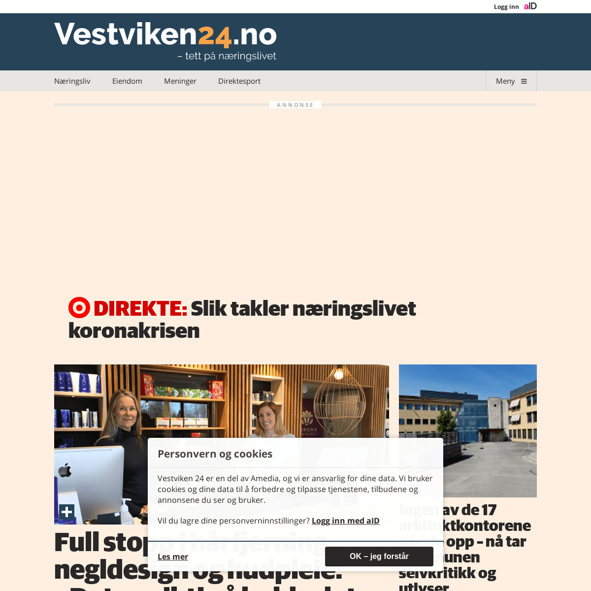 A complete backup of vestviken24.no