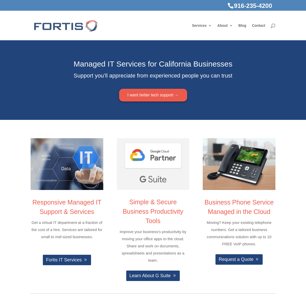 California Managed IT Services - Fortis
