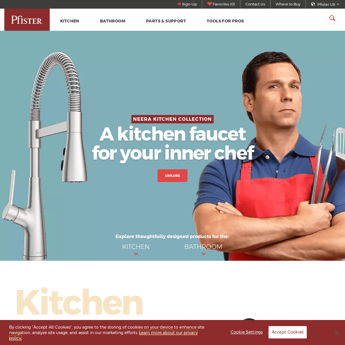 A complete backup of pfisterfaucets.com