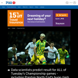 A complete backup of www.lep.co.uk/sport/football/preston-north-end/data-scientists-predict-result-all-tuesdays-championship-gam