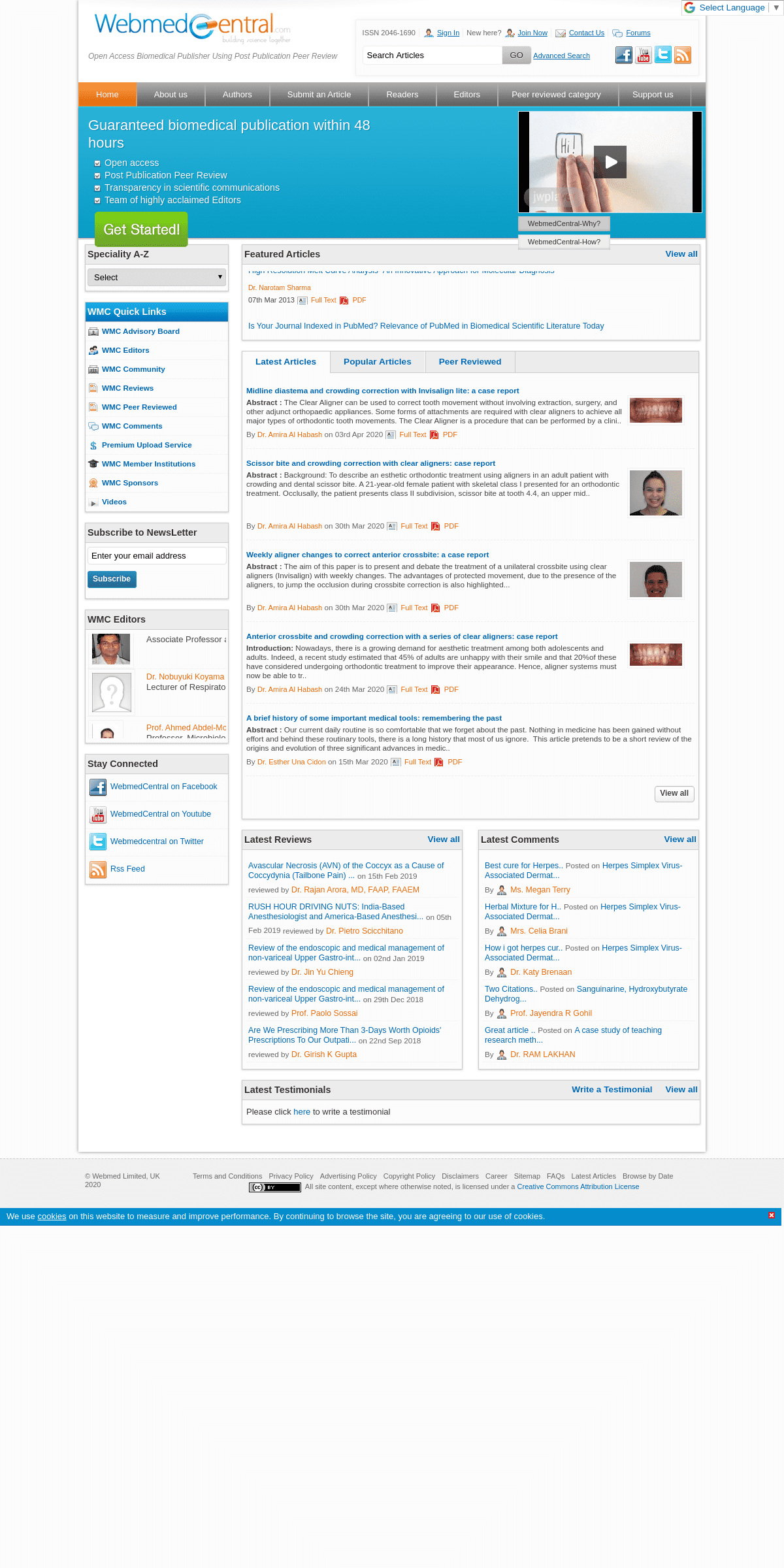 A complete backup of webmedcentral.co.uk
