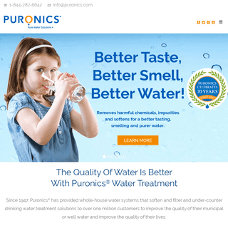 Puronics - Water Softeners, Filters and Drinking Systems