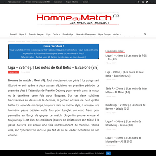 A complete backup of www.hommedumatch.fr/articles/espagne/liga-23eme-j-les-notes-de-real-betis-barcelone-2-3_2432784