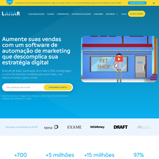 Software de AutomaÃ§Ã£o de Marketing LAHAR - Visitas, leads e vendas