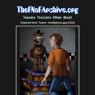 A complete backup of thefnafarchive.org