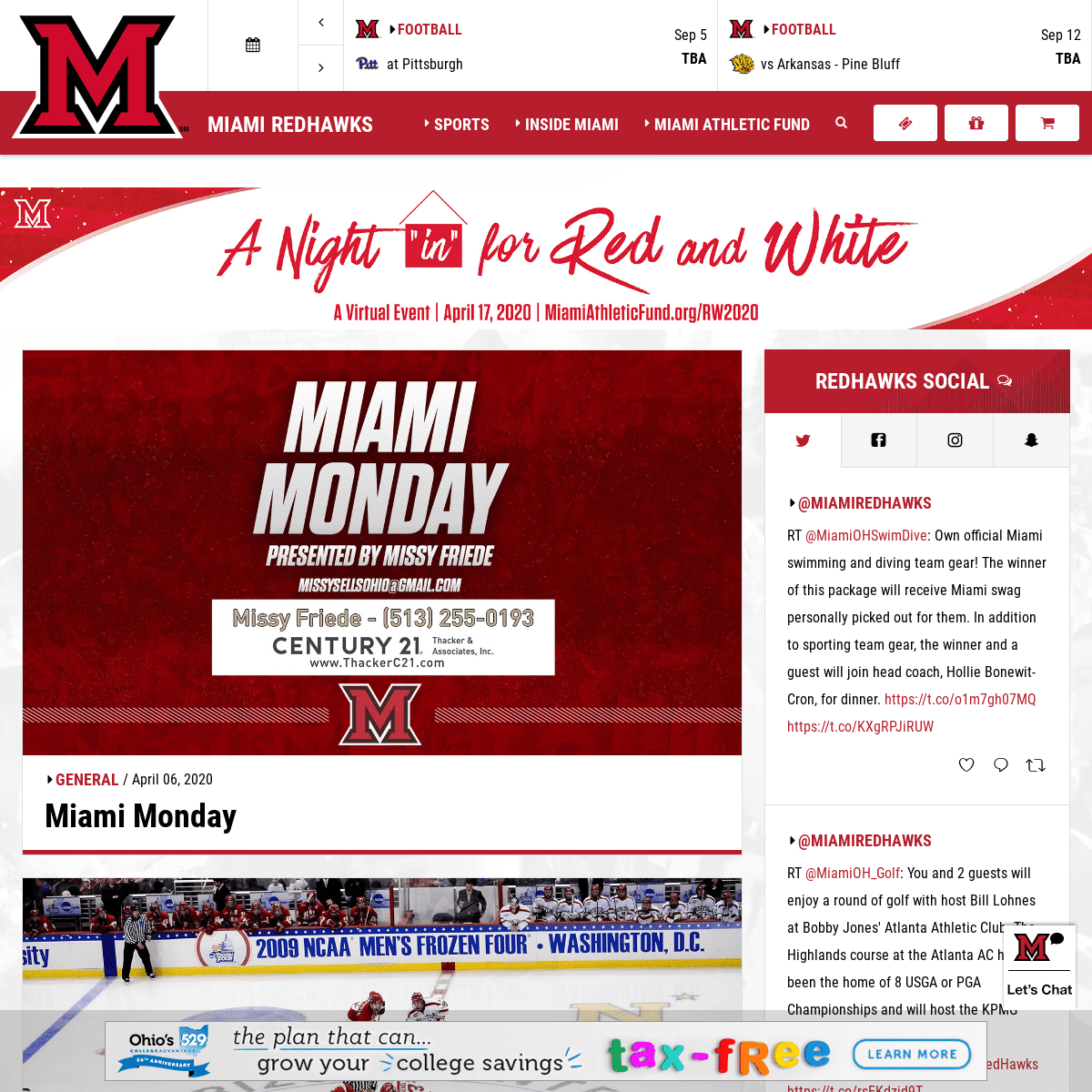 A complete backup of miamiredhawks.com