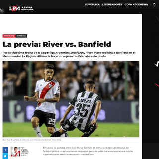 A complete backup of lapaginamillonaria.com/riverplate/Previa-Historial-River-Plate-vs-Banfield-Superliga-Argentina-2019-2020-20