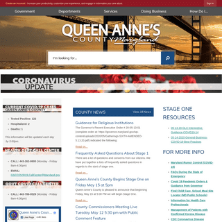 Queen Anne's County, MD - Official Website - Official Website