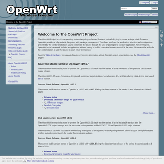 A complete backup of openwrt.org