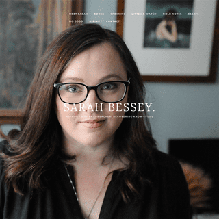 A complete backup of sarahbessey.com