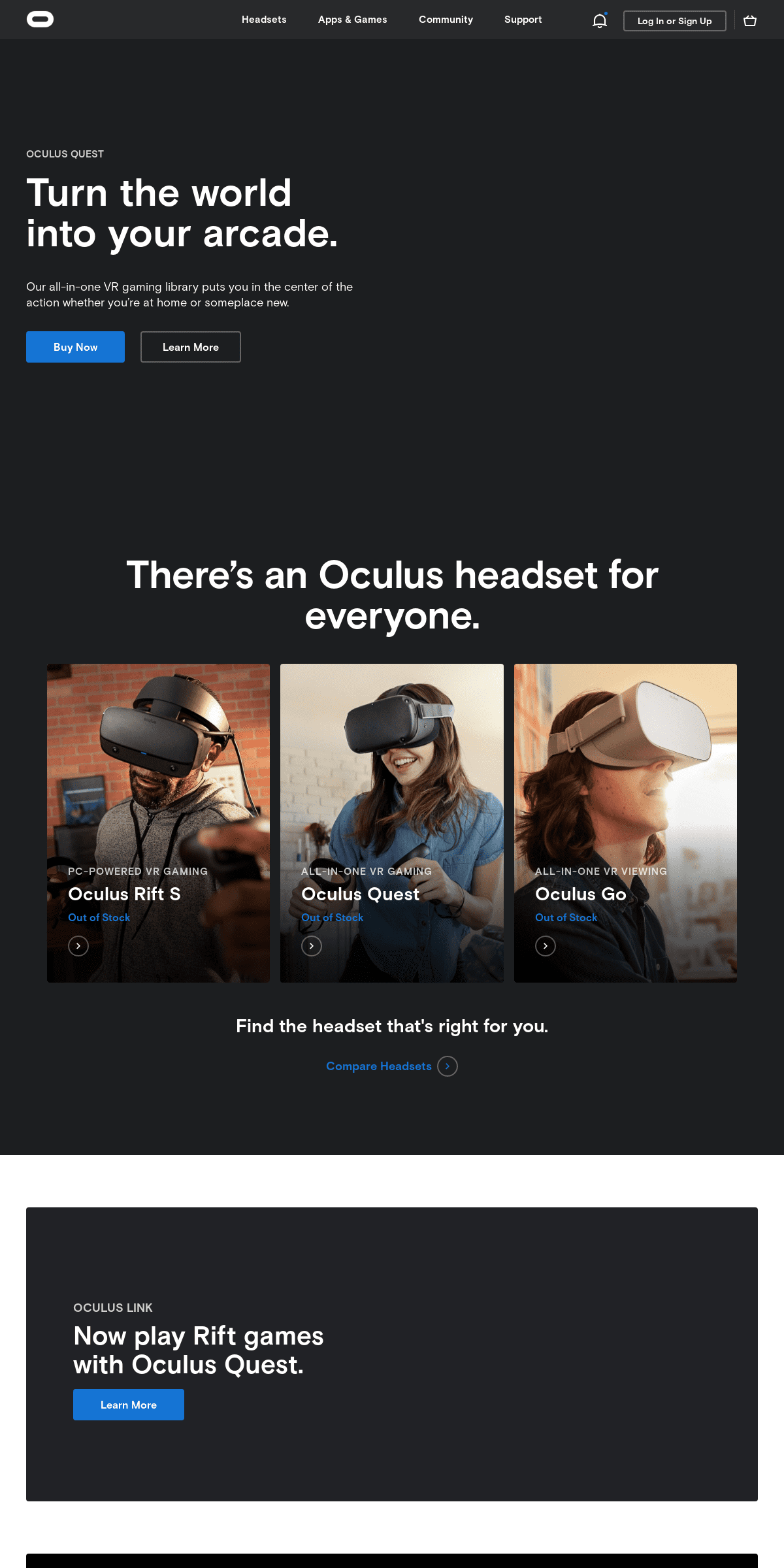 A complete backup of oculus.com