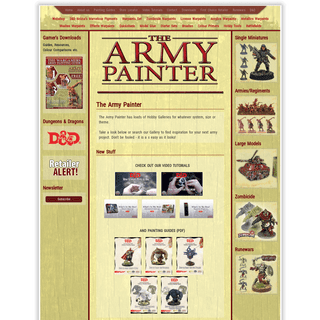 A complete backup of thearmypainter.com