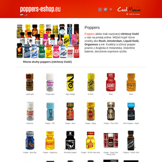 A complete backup of poppers-eshop.sk